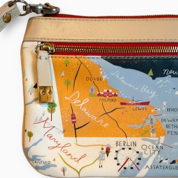 Spartina 449 Bay Dreams Zip Wristlet - Picture 3 of 9